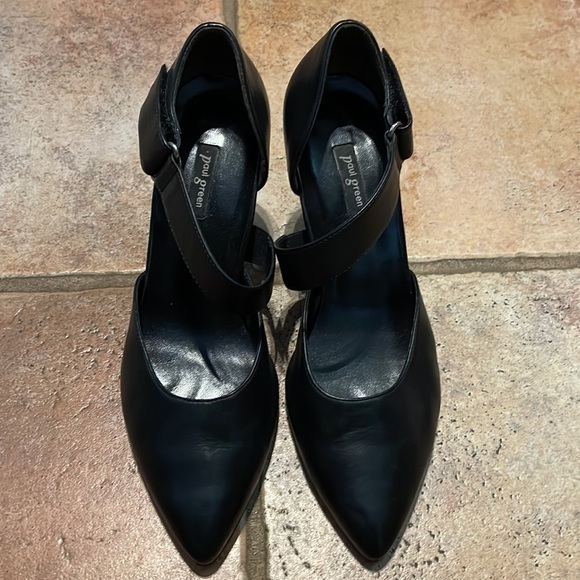 Paul green Nicollet Velcro strap pointy toe heels - Picture 1 of 8